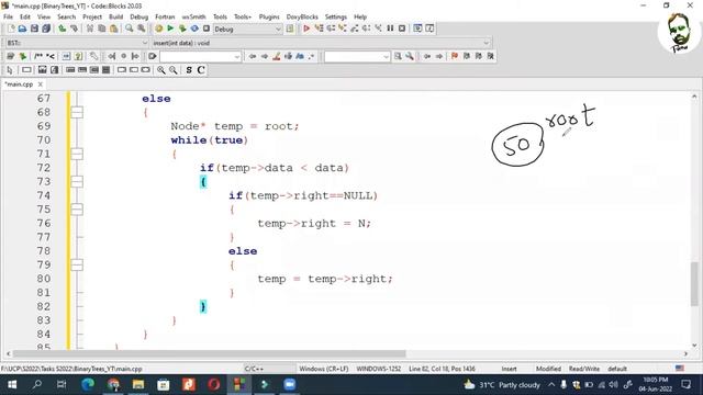 #29 DSA | BST Code Part 2 | Add Node in BST with Loop | Programming with Rana Waqas in Urdu/Hindi смотреть онлайн
