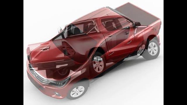 3D Model Toyota Hilux 2016 Double Cab 3D Model at 3DExport.com смотреть онлайн