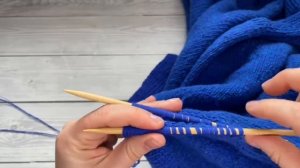 МК .Боковой карман спицами. Как расчитать . Как связать .