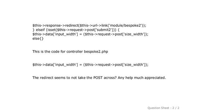 HTML : Redirect and post in opencart смотреть онлайн