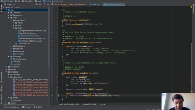 Laravel Demo: New User - Administrator Approval смотреть онлайн