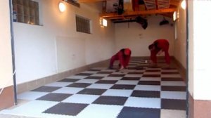 Напольное покрытие iNDUSTRIAL для вашего гаража! Сделать полы в гараже - теперь просто!