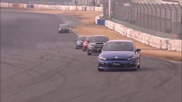 Track Race #50 | Golf R vs Scirocco R vs EVO X vs Impreza vs Civic Type R смотреть онлайн