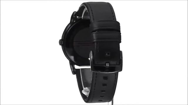 Emporio Armani Men's AR1732 Dress Black Leather watch смотреть онлайн
