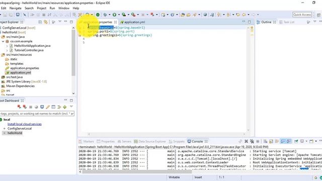 Spring config client ejemplo tutorial смотреть онлайн