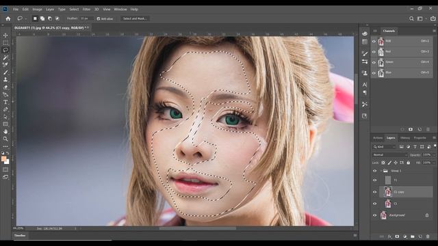 Tutorial 8: Fast Skin Smoothing With Photoshop