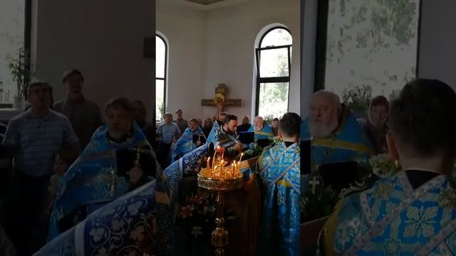 Престольный праздник в Керро 2018, литургия смотреть онлайн