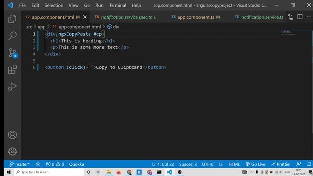 Angular 13 Copy to Clipboard Example to Copy Text inside TextArea & Input Fields Using ngx-copypast смотреть онлайн