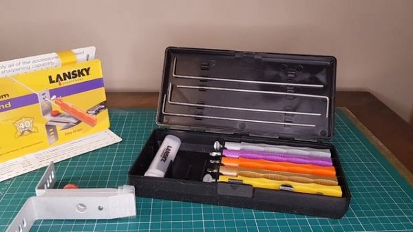 Lansky deluxe diamond sharpening system - First impressions from a newbie