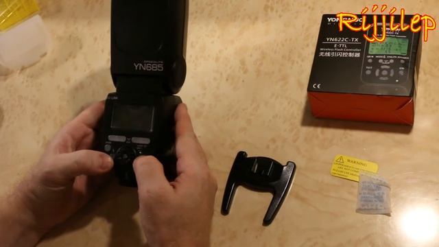 YN685 вспышка и синхронизатор YN622C распаковка и краткий тест смотреть онлайн