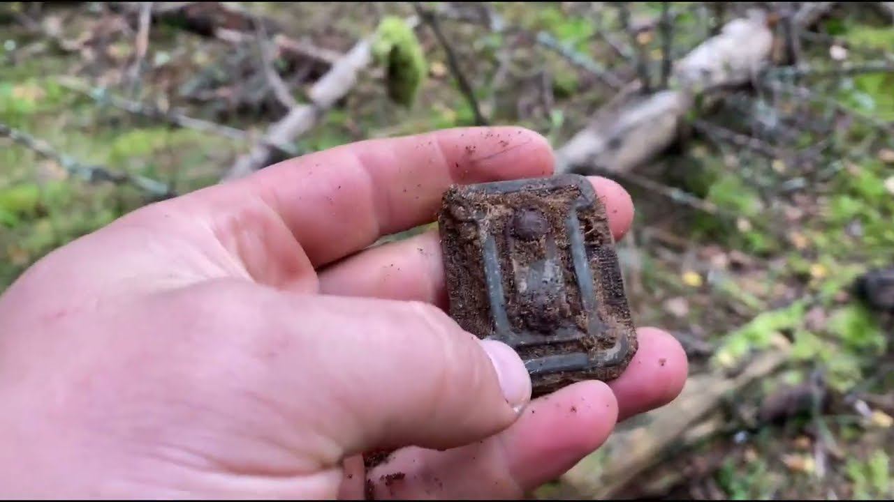 Немецкий знак!!!!!!!Находки на немецких позициях!!!#леснойскобарь#2022 #лес#коп