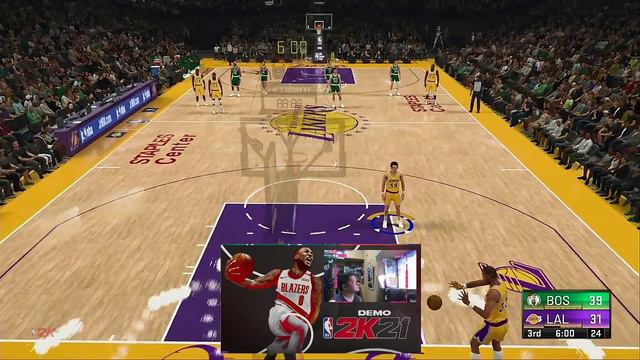 NBA 2K21 DEMO FOR PS4 - LAKERS vs CELTICS ALL TIME SUPERSTARS***WATCH NOW смотреть онлайн
