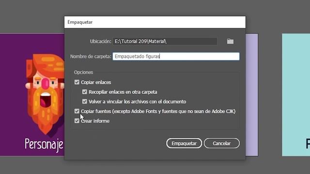 Como empaquetar archivos en Illustrator смотреть онлайн
