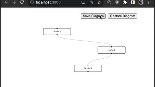 Save and Restore React Flow Diagram смотреть онлайн