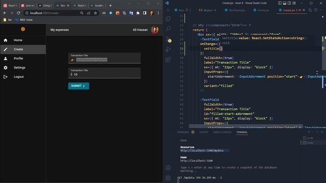 Material UI Full Course #27 - json-server Send data смотреть онлайн