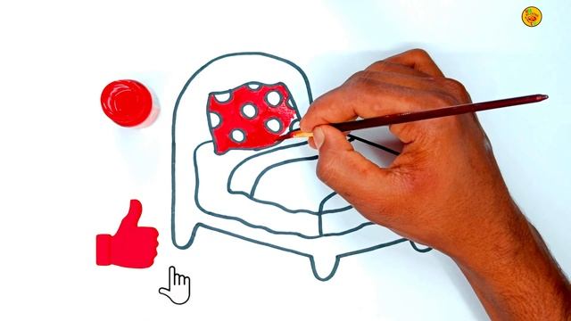 HOW TO DRAW A BED DRAWING VERY EASY STEP BY STEP смотреть онлайн