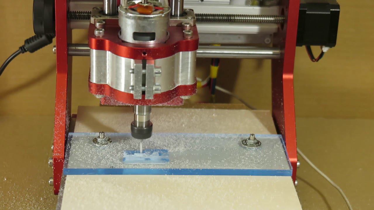 CNC1310. Milling Acrylic