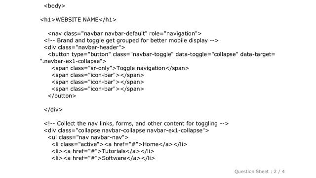 HTML : Navbar Dropdown in Bootstrap 3 смотреть онлайн