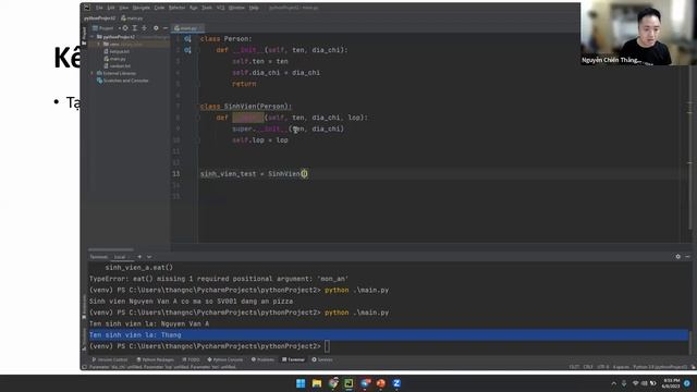 [Free Python Course] - S7 - Lập trình hướng đối tượng - Mì AI смотреть онлайн