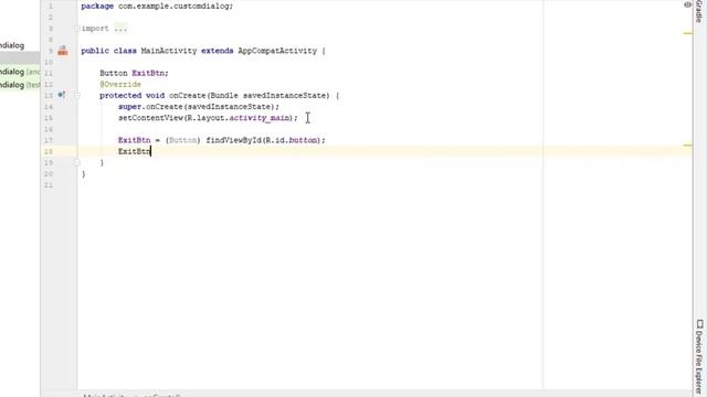 Exit App Alert Dialog Box - Android Studio Tutorials for beginners смотреть онлайн
