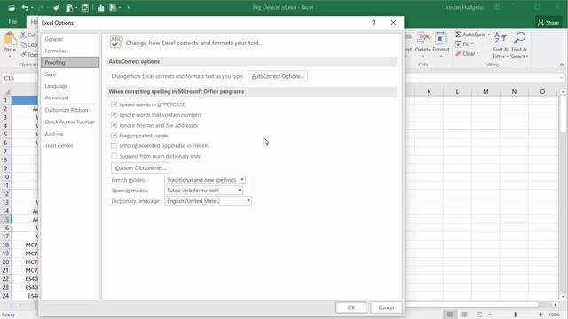 Using the Excel Settings Control Panel смотреть онлайн
