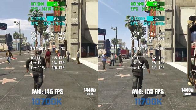 Intel Core i7-10700K vs Intel Core i7-11700K (Z590)— Test in 10 Games! [1080p, 1440p] смотреть онлайн