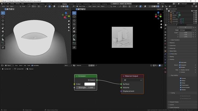 Освещение сцены без источников света | Свет в Blender 3 смотреть онлайн