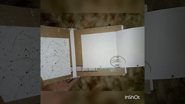 Мини-альбом для инста фотографий//Обзор готовой работы//Скрапбукинг// смотреть онлайн