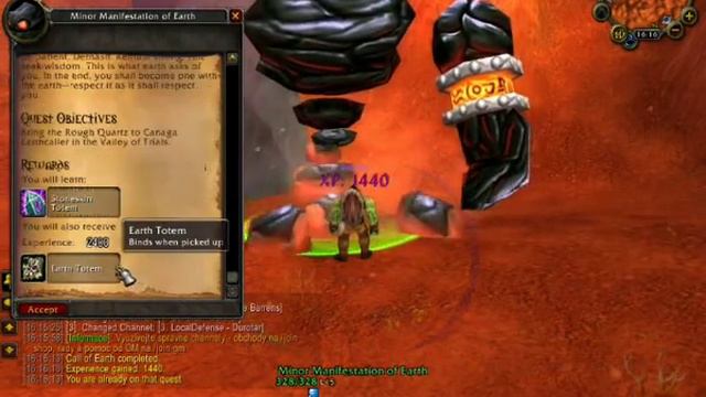 World of Warcraft - Quest Helper: Call of Earth смотреть онлайн