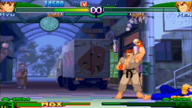 Ryu vs Ken | Street Fighter Alpha 3 Max (PSP) смотреть онлайн