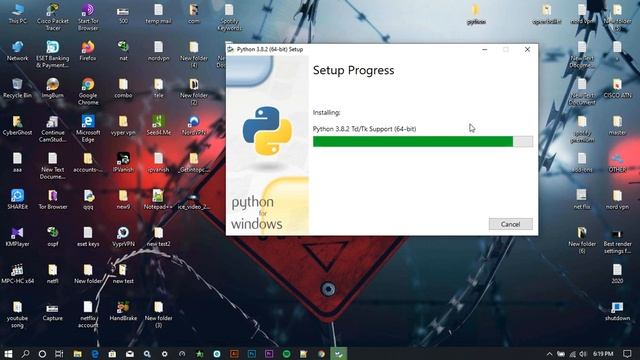 How to install Python 3.8.2 on Windows 10 and How to Make A Simple Code in Python(For Beginners)202 смотреть онлайн