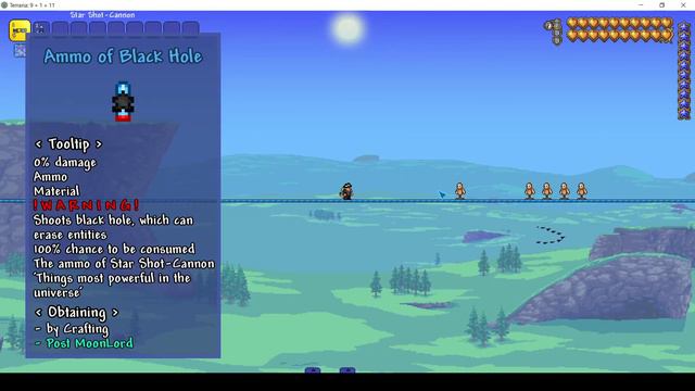 Ammo of Black Hole 【Terraria Blue Sky Ore Mod】 смотреть онлайн