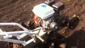 мотоблок Урал с китайским двигателем,культивирует сам