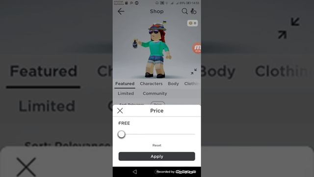Как поставить бесплатный скин в Roblox на телефоне смотреть онлайн