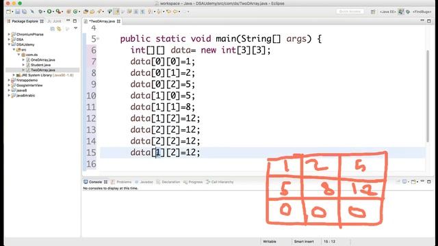 4 Two Dimension Array implementation in Java смотреть онлайн