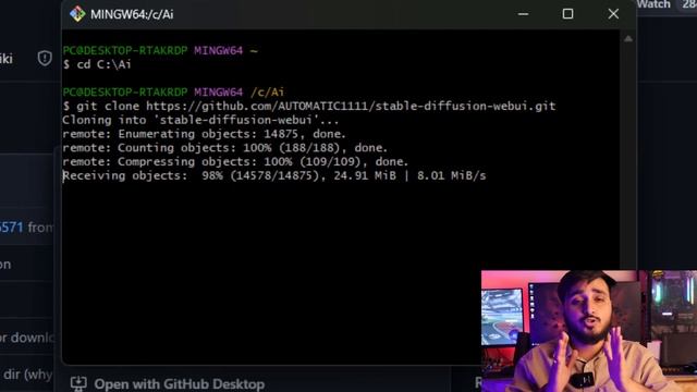 Install Stable Diffusion Locally (In 4 minutes!!) HINDI | AI course Class 1 смотреть онлайн