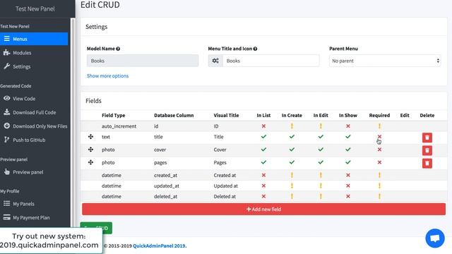 QuickAdminPanel 2019: Push To GitHub смотреть онлайн
