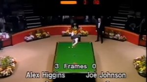 Alex Higgins v Joe Johnson 1987 Benson and Hedges Masters QF (Best of 9 frames)