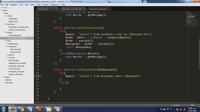 15 - Guía Practica Patron MVC PHP y MySql - Refactorizacion RoutesController y Editar Huesped смотреть онлайн