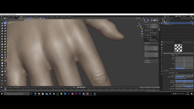 ?❗Стрим: Моделирование органики, Создание объекта(Руки) в Blender 2.9 #3 смотреть онлайн
