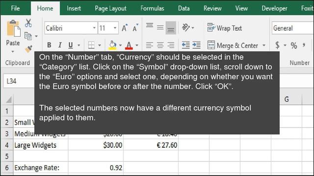 How to Change the Currency Symbol for Certain Cells in Excel смотреть онлайн