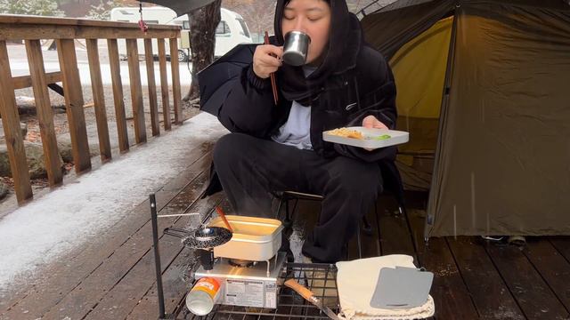 미니멀 캠퍼, 대관령에 잠들다 🌨️