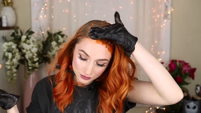 How I touch up my roots and color at home WITHOUT BLEACH! | Orange hair DIY смотреть онлайн