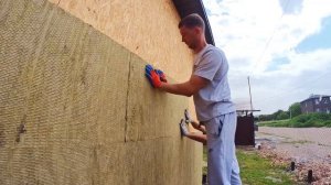 Отделка фасада сип дома по минеральной вате