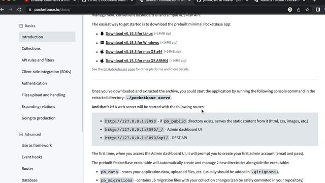 PocketBase | what it is | how to run it | dashboard overview & mini project! смотреть онлайн