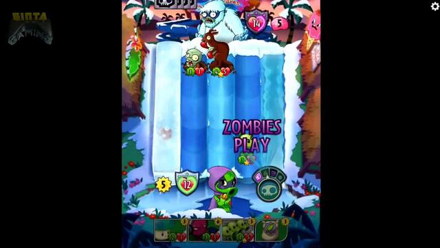 Plants vs Zombies Heroes - Gameplay #5: Plants Mission 3 - Ice Zombie Cometh смотреть онлайн