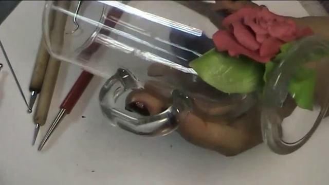 Декор кружки полимерной глиной. Часть1. смотреть онлайн