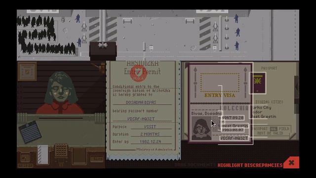 WHERE IS YOUR ENTRY PERMIT AND PASSPORT? | Papers, Please? | Deathpan Plays смотреть онлайн