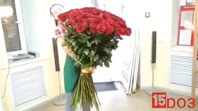 Букет из 101 розы Эквадор 110-120 см смотреть онлайн