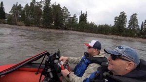 Сплав на моторной лодке под мотором SUZUKI 140/Весна2022/Река Бия